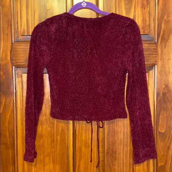 Altar’d State Wine Chanel Sweater - Picture 5 of 8